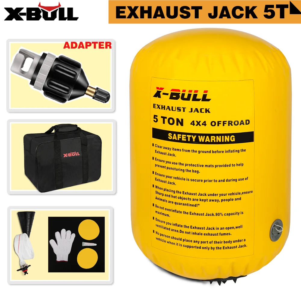 Air Jack Recovery Exhaust Jack Kit 5T Air Bag Multi-Layer