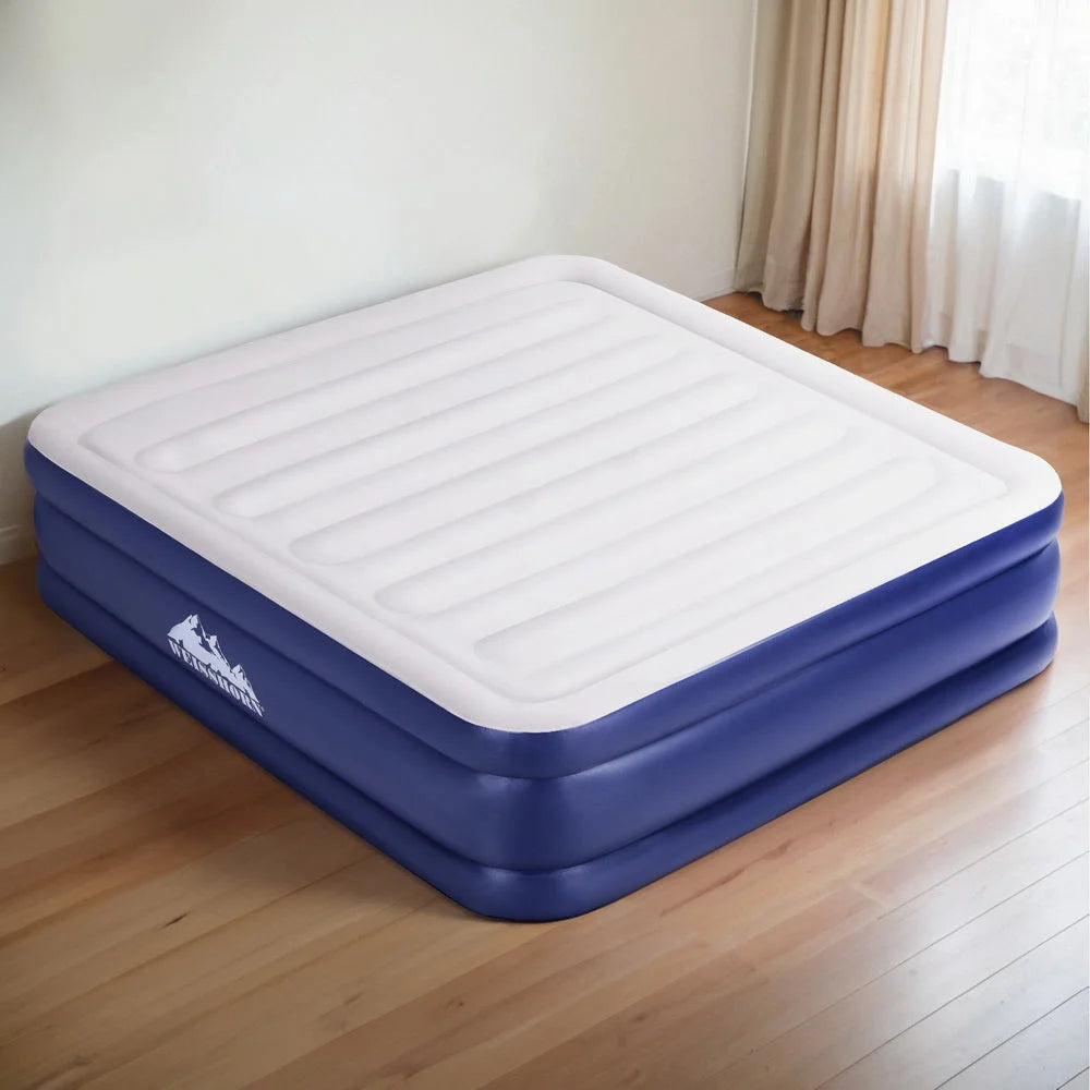 Air Mattress King Inflatable Bed Air Bed - 51cm - Outdoor