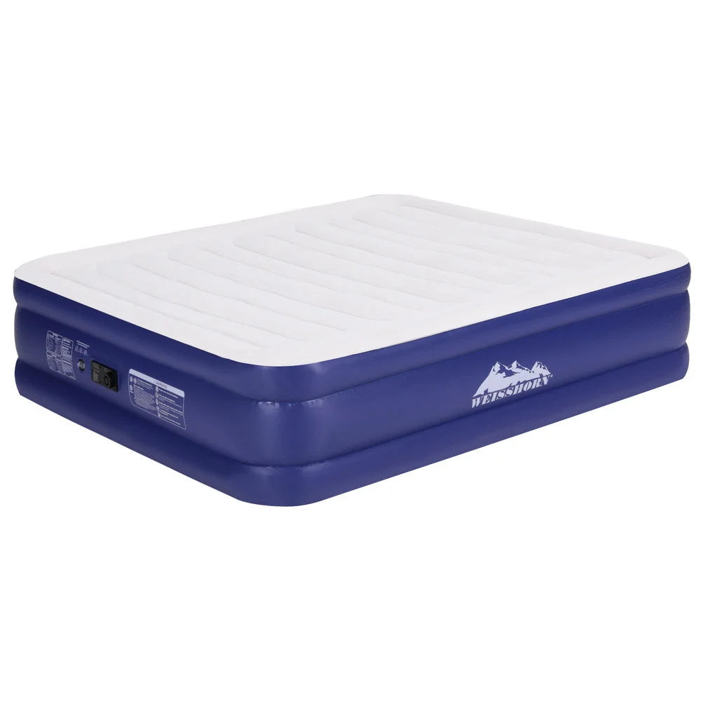 Air Mattress King Inflatable Bed Air Bed - 51cm - Outdoor