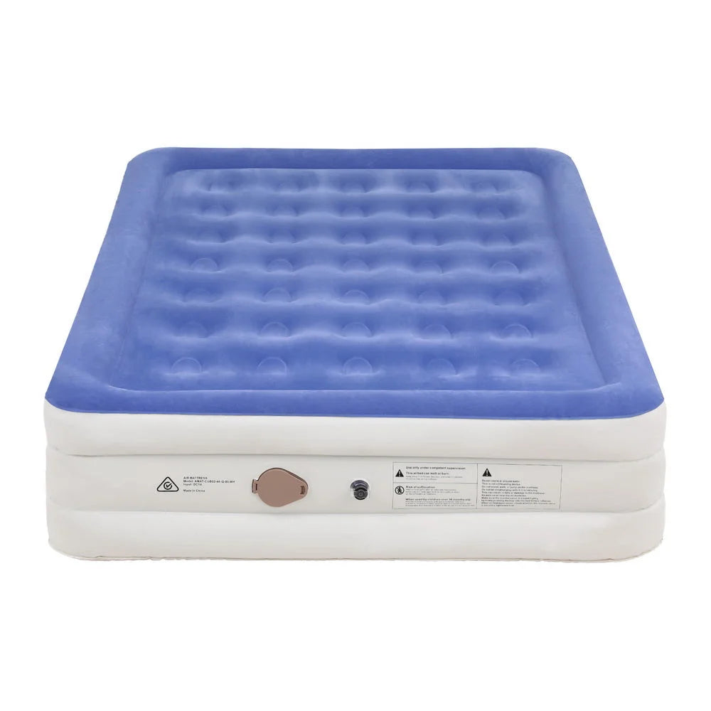 Air Mattress Queen Inflatable Bed 46CM - Cube Air Bed