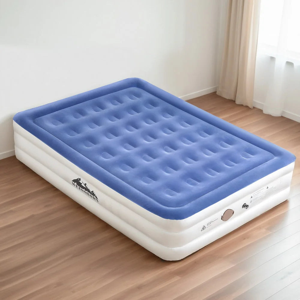 Air Mattress Queen Inflatable Bed 46CM - Cube Air Bed