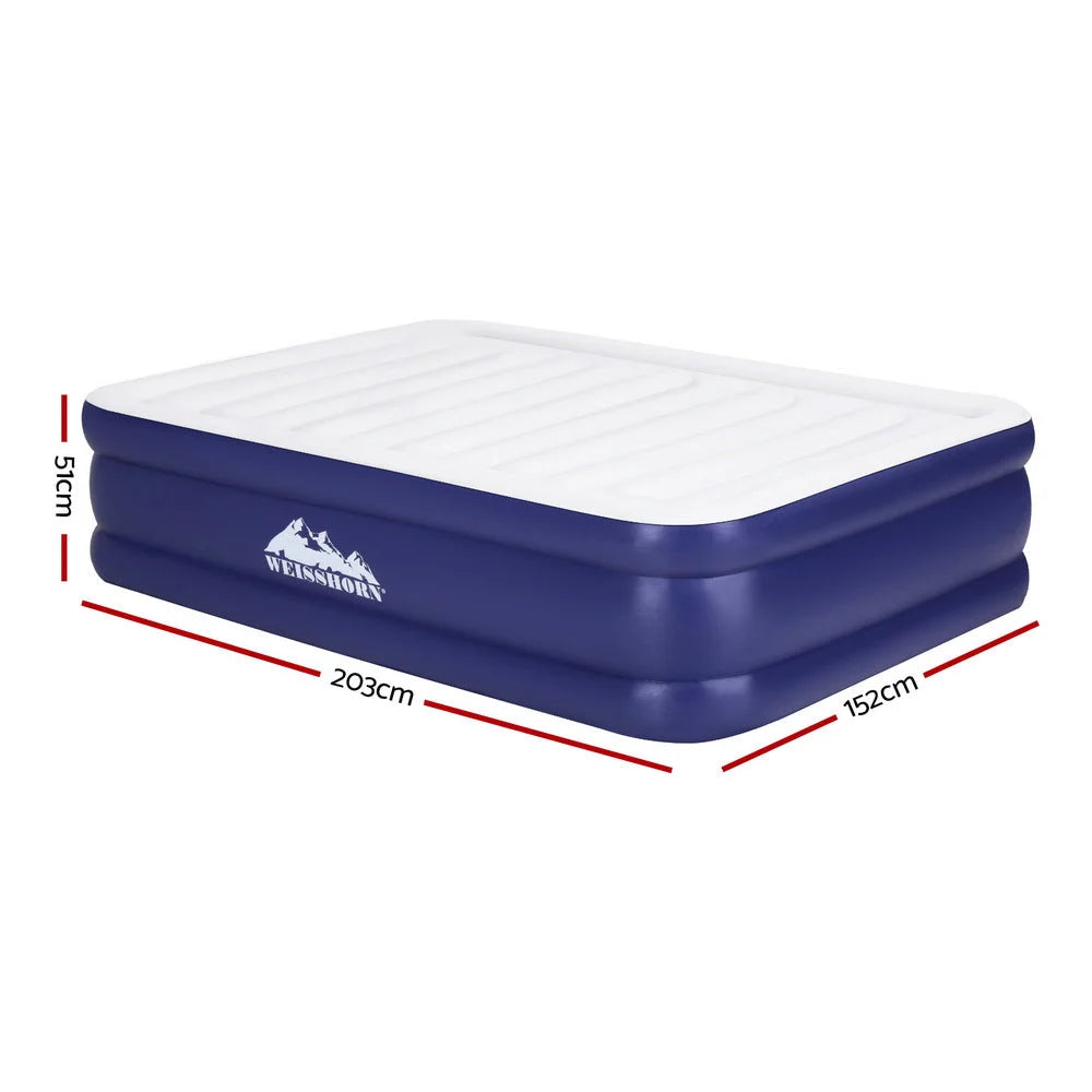 Air Mattress Queen Inflatable Bed Air Bed - 51cm - Outdoor