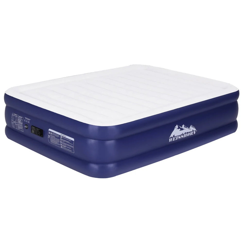 Air Mattress Queen Inflatable Bed Air Bed - 51cm - Outdoor