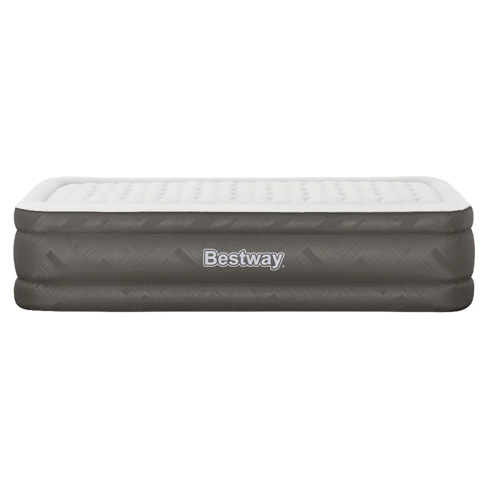 Air Mattress Single Inflatable Bed 46cm Airbed grey 611