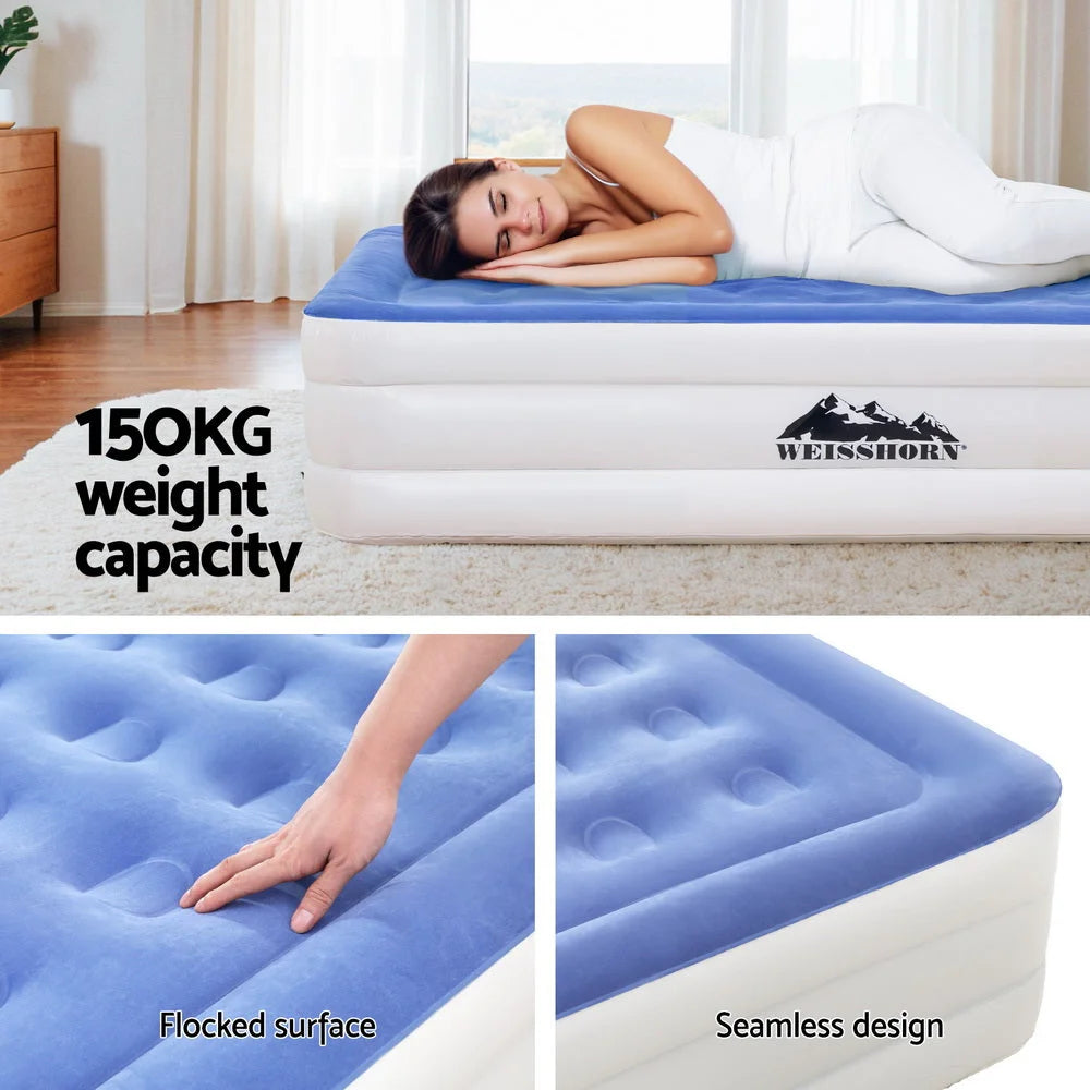 Air Mattress Single Inflatable Bed 46CM Cube - Air Bed