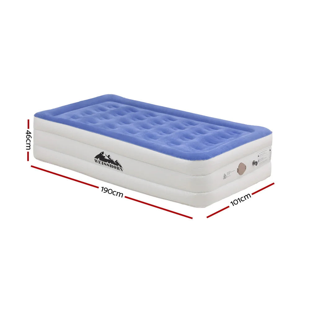 Air Mattress Single Inflatable Bed 46CM Cube - Air Bed
