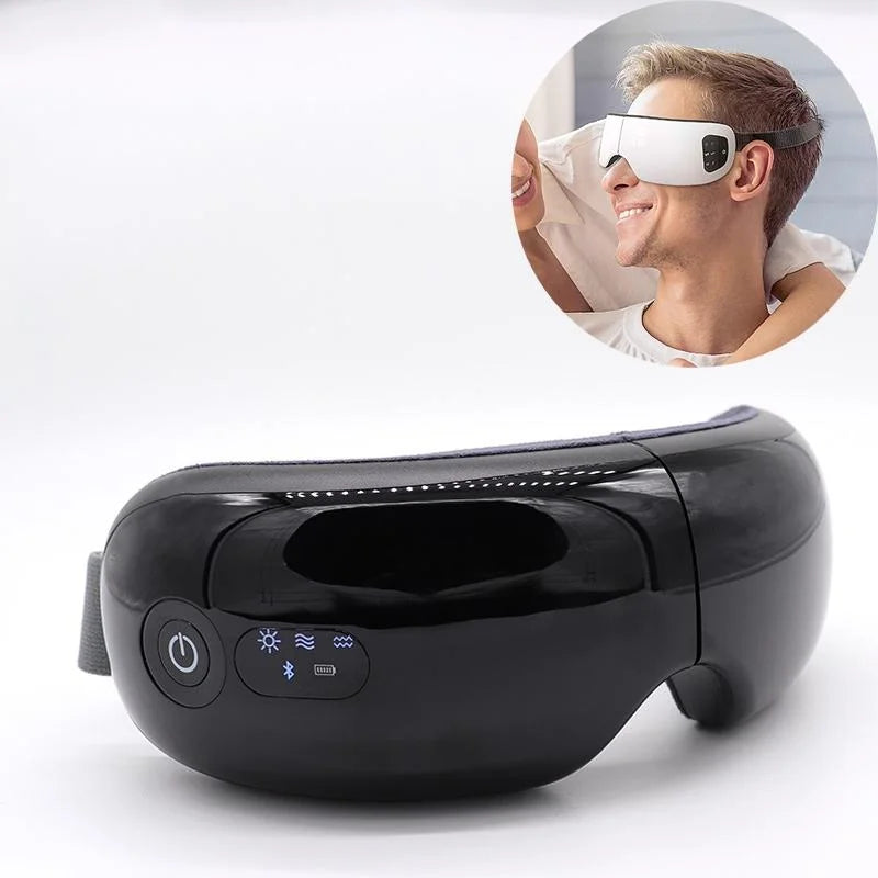 Air Pressure Eye Massager Black - Health & Beauty > Massage