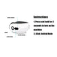 Air Pressure Eye Massager Black - Health & Beauty > Massage