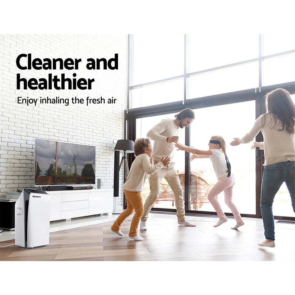 Air Purifier HEPA Filter Home Purifiers Odour Virus Smoke