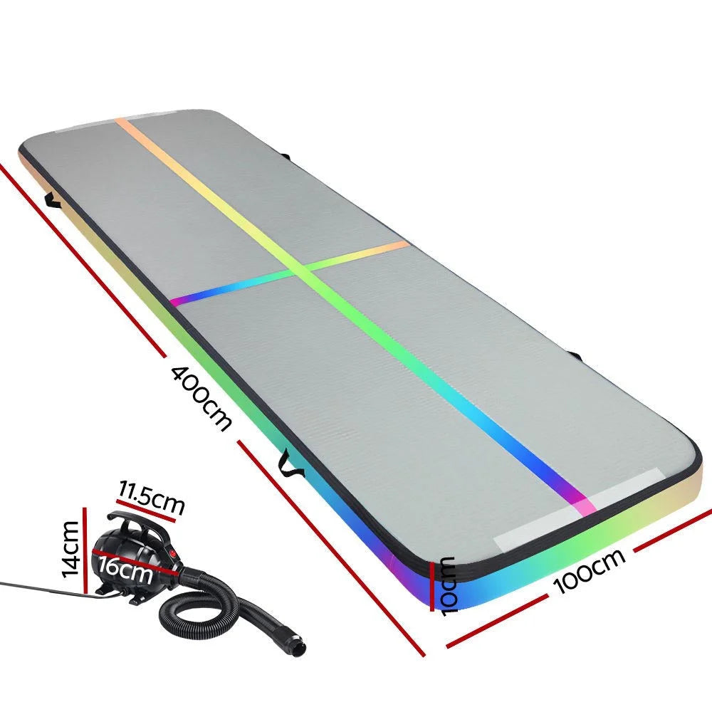 Air Track Gymnastics Tumbling Exercise Mat 4M Inflatable