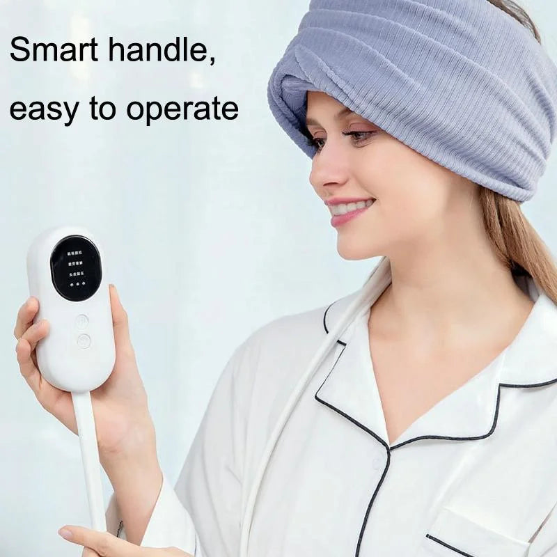 Air Wave Head Massager With Heating & Airbag Compression