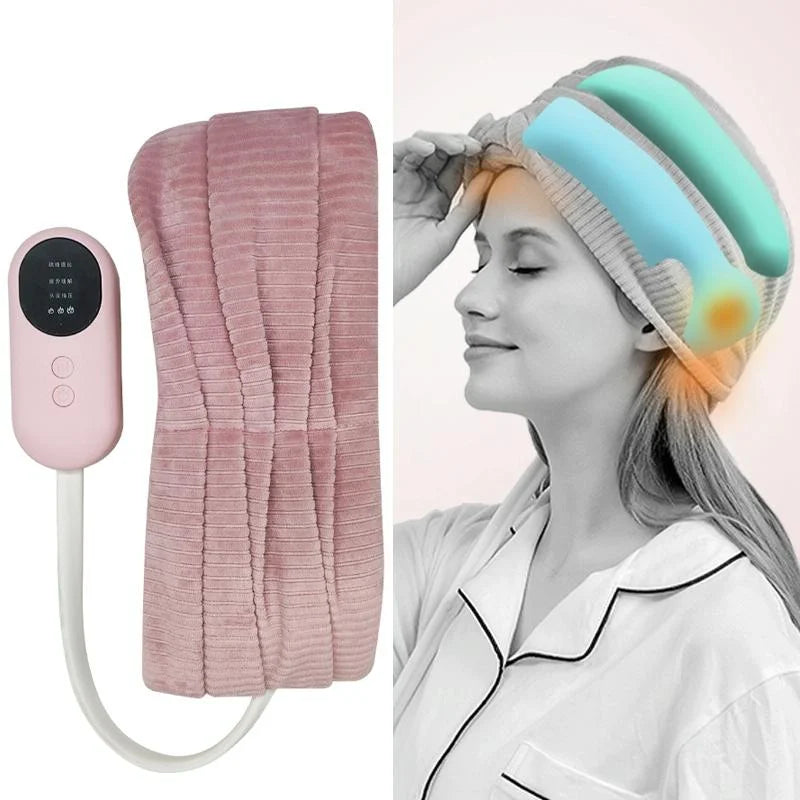 Air Wave Head Massager With Heating & Airbag Compression