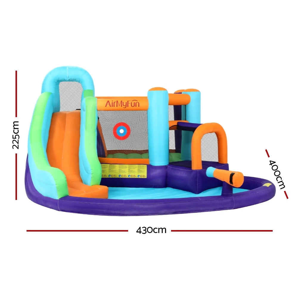 AirMyFun Inflatable Water Slide Kids Jumping Castle