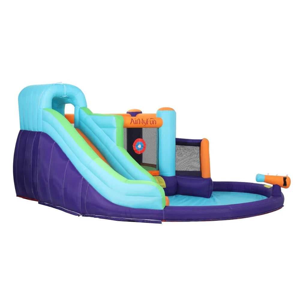 AirMyFun Inflatable Water Slide Kids Jumping Castle