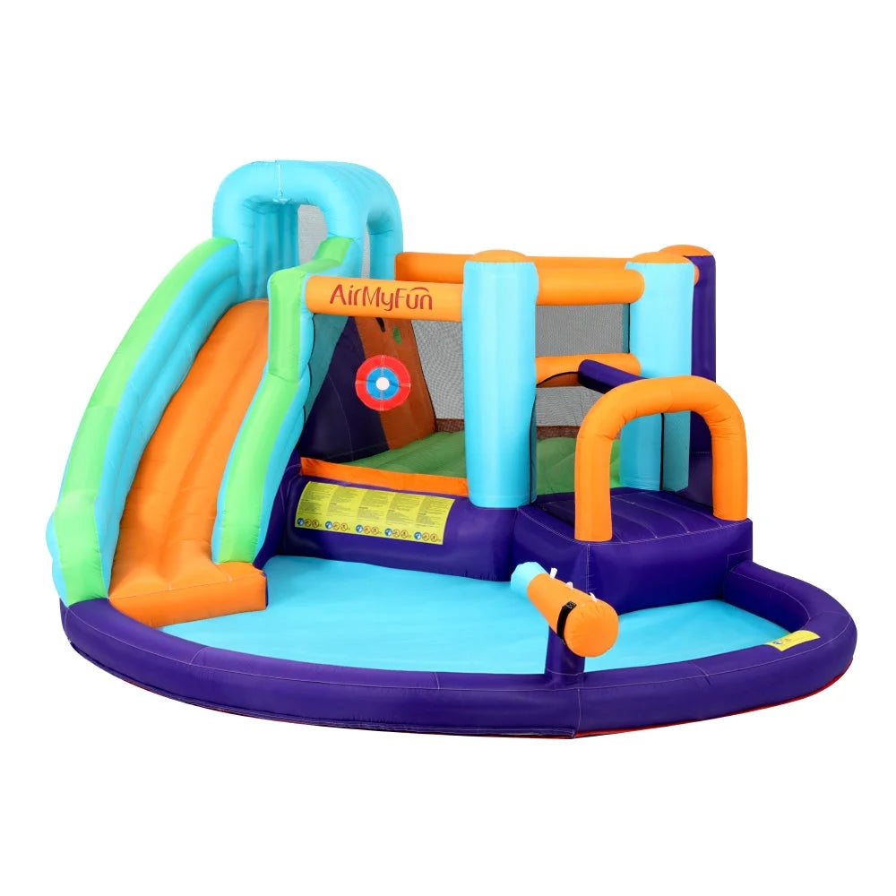 AirMyFun Inflatable Water Slide Kids Jumping Castle