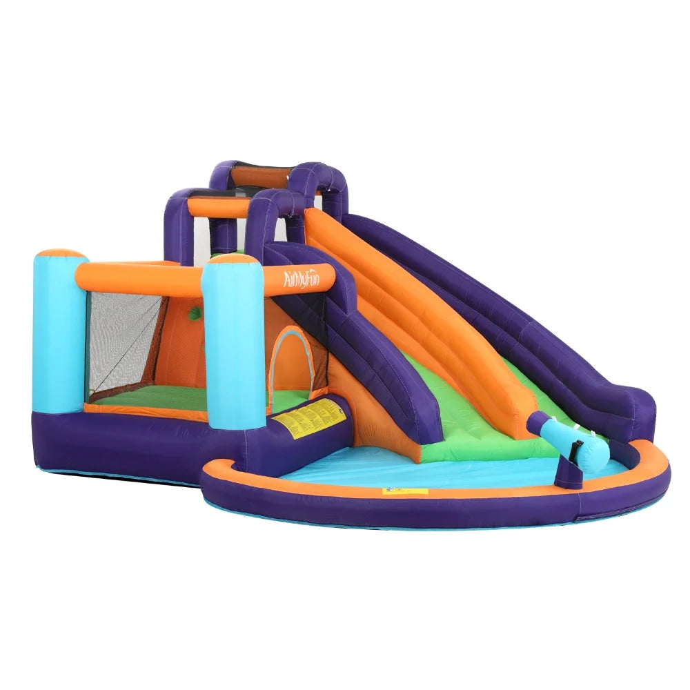 AirMyFun Inflatable Water Slide Kids Jumping Trampoline