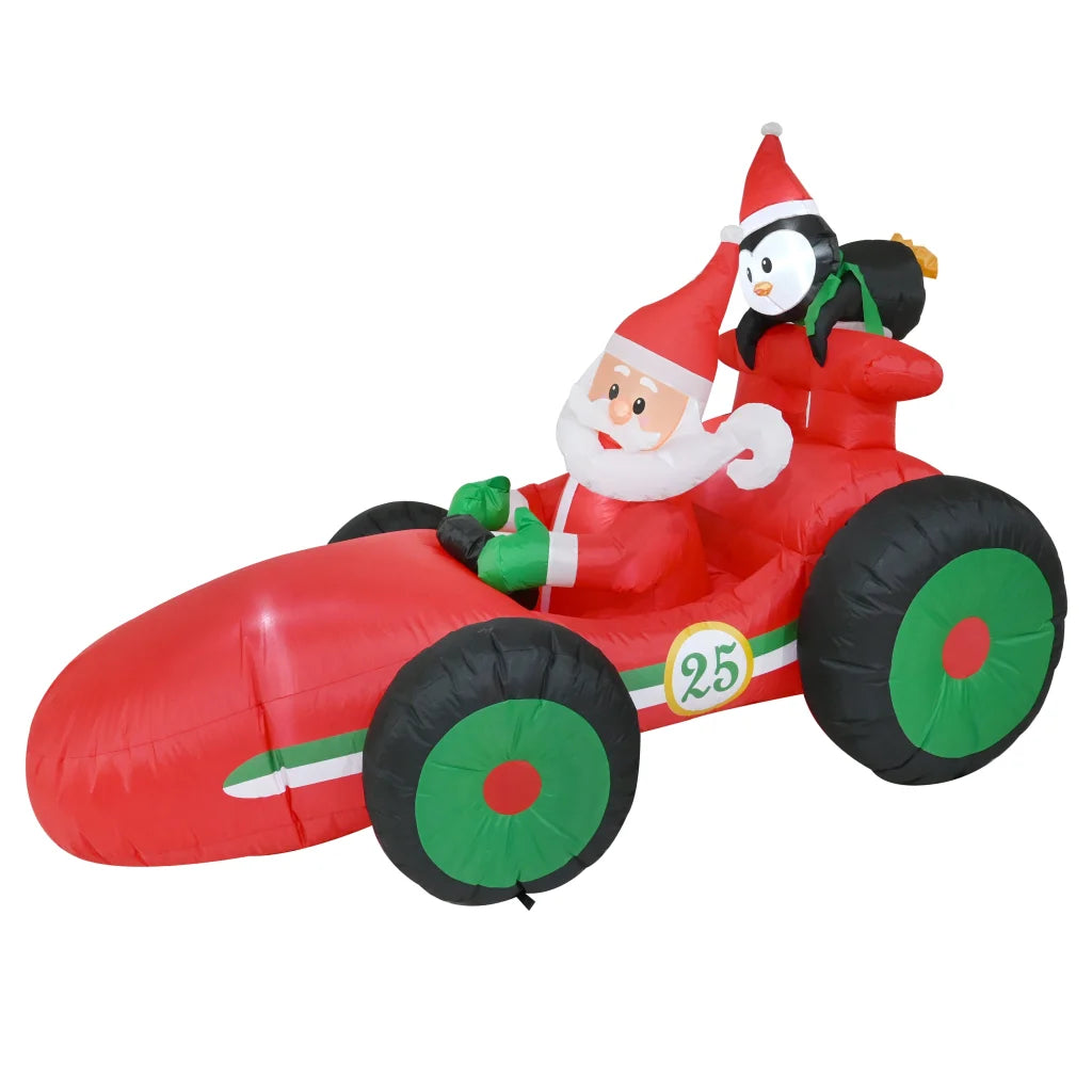 Airpower Santa Race Car 225cm - Occasions > Christmas >