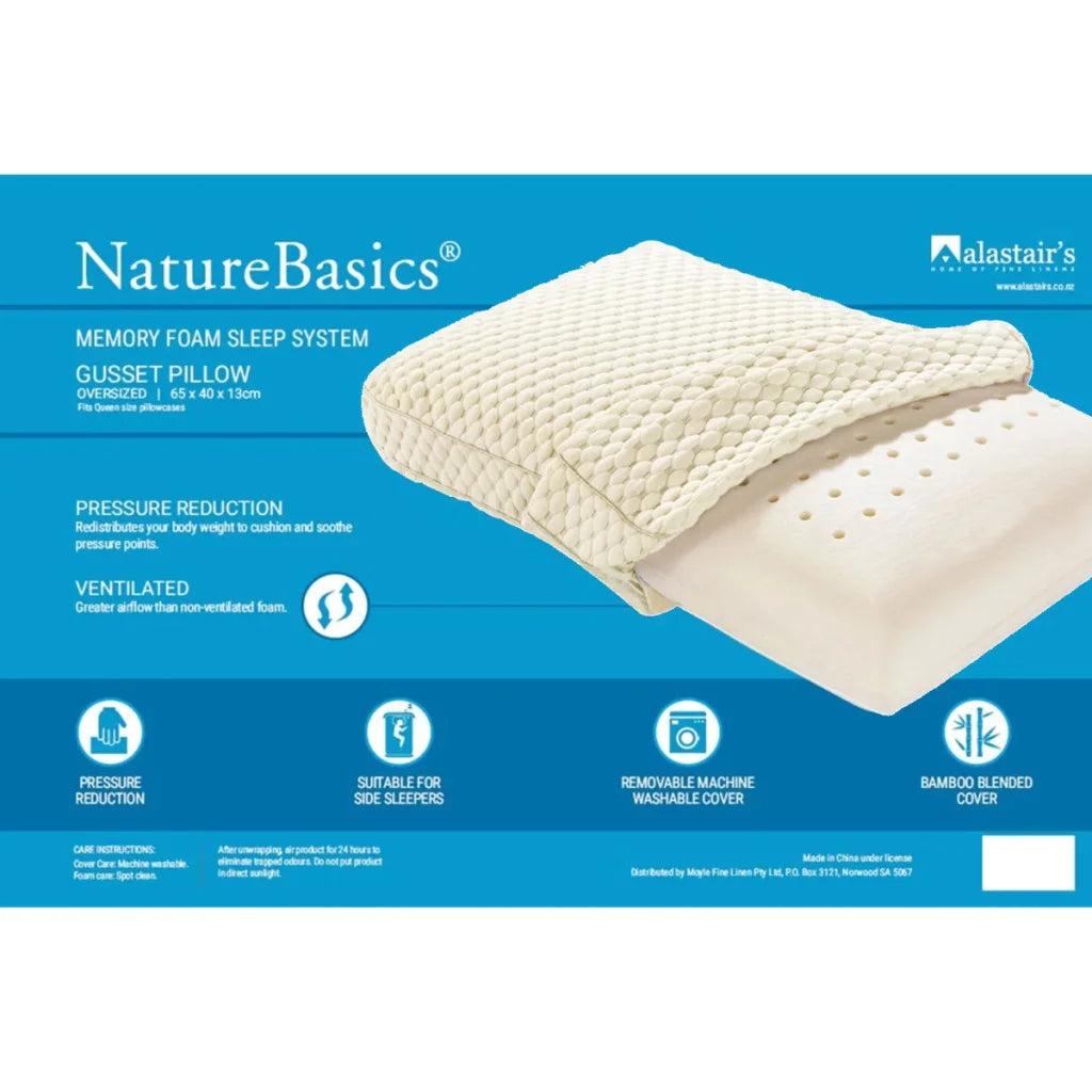 Alastairs Nature Basics Sleep System Memory Foam Gusset