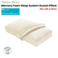 Alastairs Nature Basics Sleep System Memory Foam Gusset Pillow