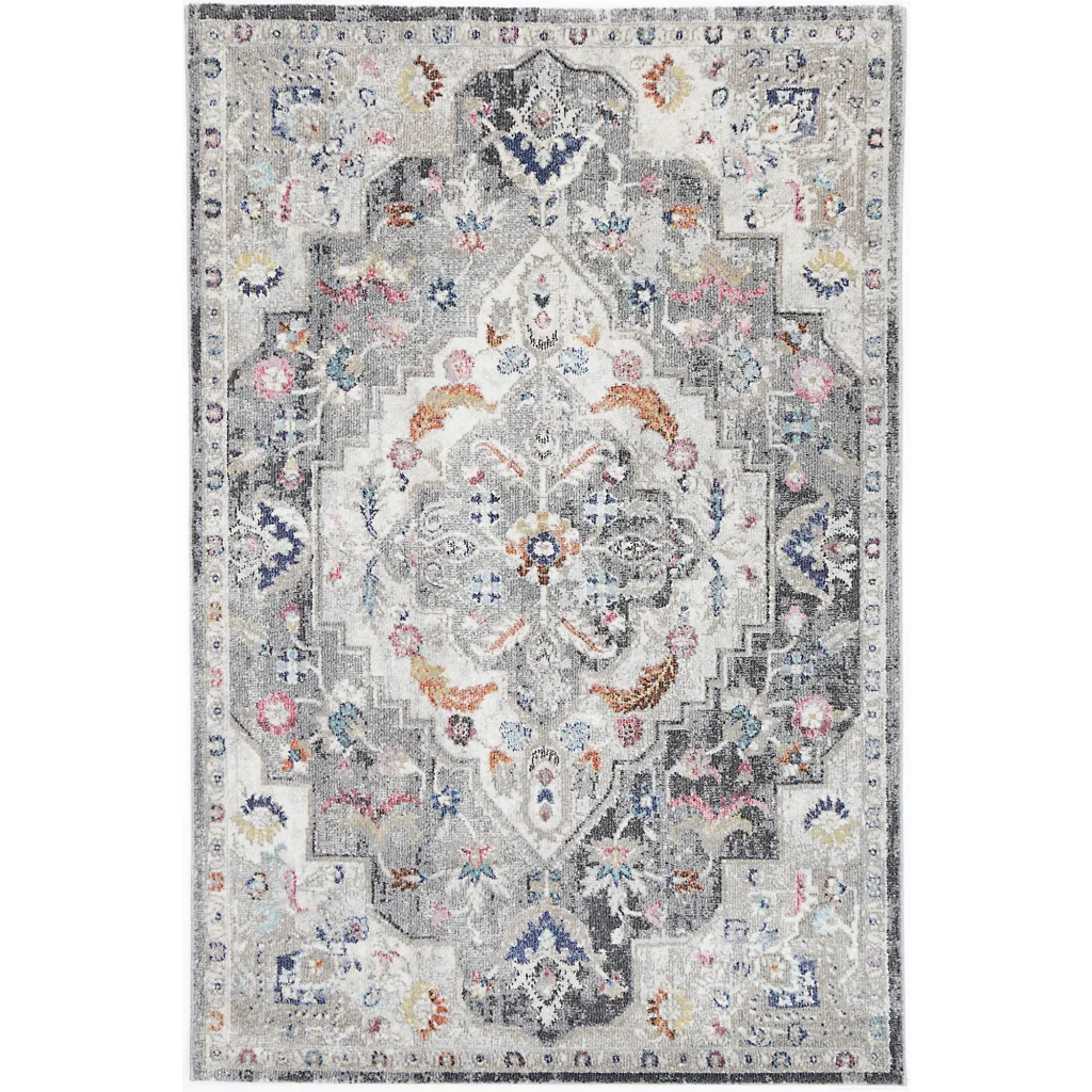 Alexander Transitional Grey Rug - 160x230 - Home & Garden