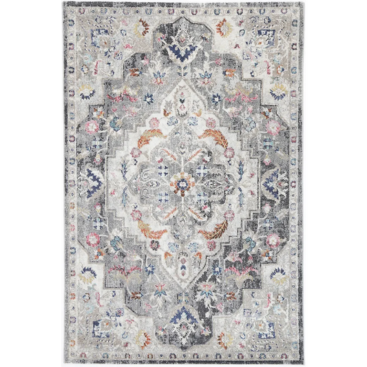 Alexander Transitional Grey Rug - 160x230 - Home & Garden