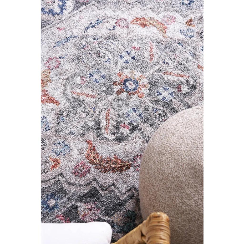 Alexander Transitional Grey Rug - 160x230 - Home & Garden