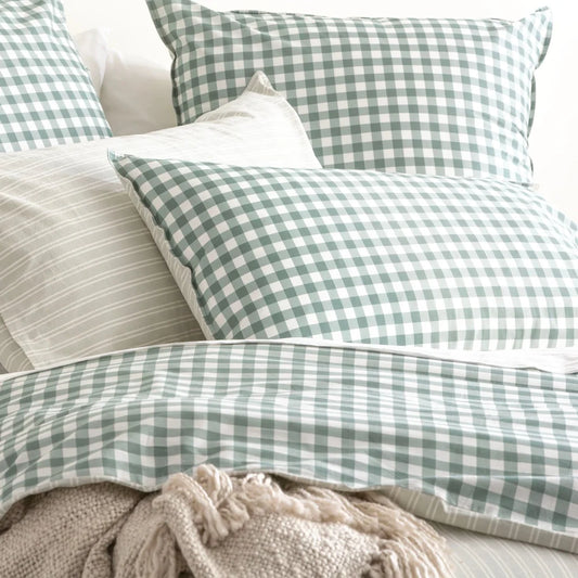 Alison Yarn Dyed Cotton Reversible Forest Quilt Cover Sets
