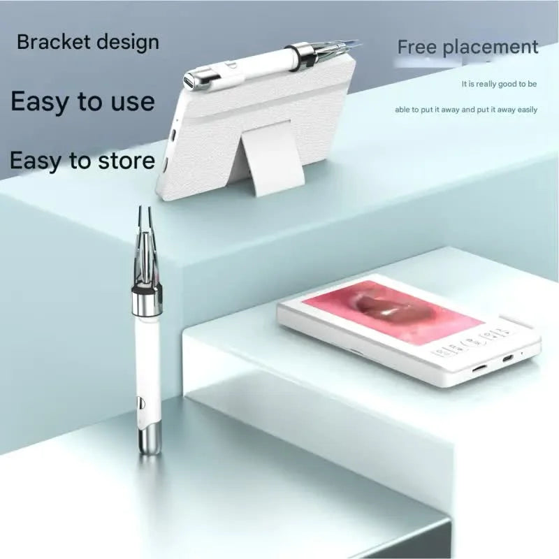 All-in-One Wireless Visual Ear Cleaner Kit with 4.3’’ IPS