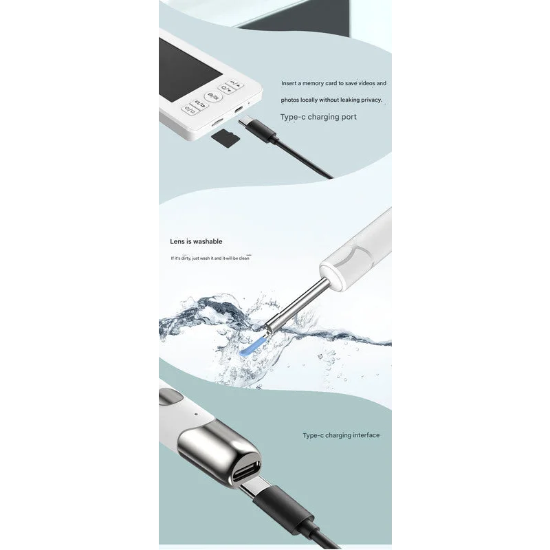 All-in-One Wireless Visual Ear Cleaner Kit with 4.3’’ IPS