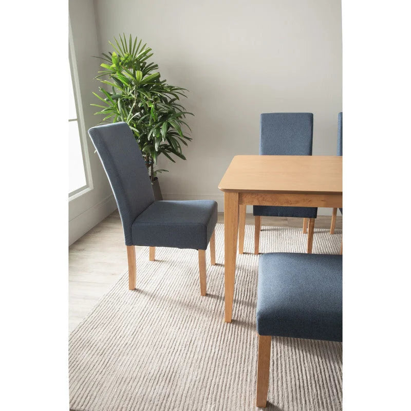 ALLEGRO Dining Table + 4x MESI Dining Chair + MESI Bench