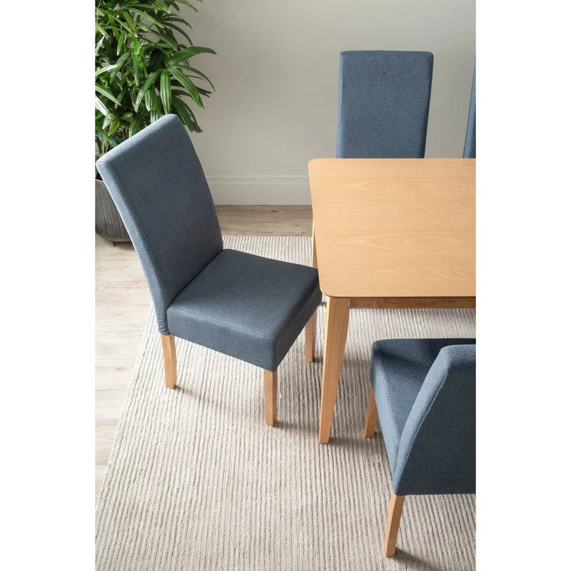 ALLEGRO Dining Table + 6x MESI Dining Chair - 7 Piece