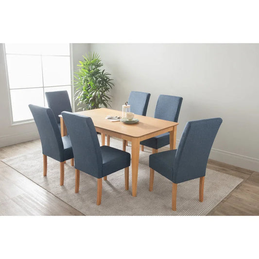ALLEGRO Dining Table + 6x MESI Dining Chair - 7 Piece