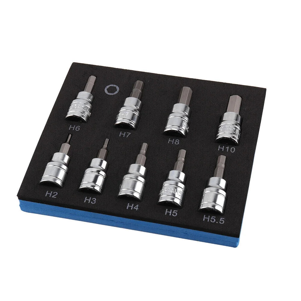 Allen Key Sockets Set 9PCS Hex Bit Socket 3/8’’ Drive Drill