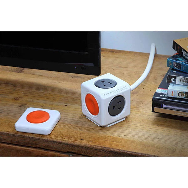 Allocacoc PowerCube Extended Remote 4-Outlets + Remote