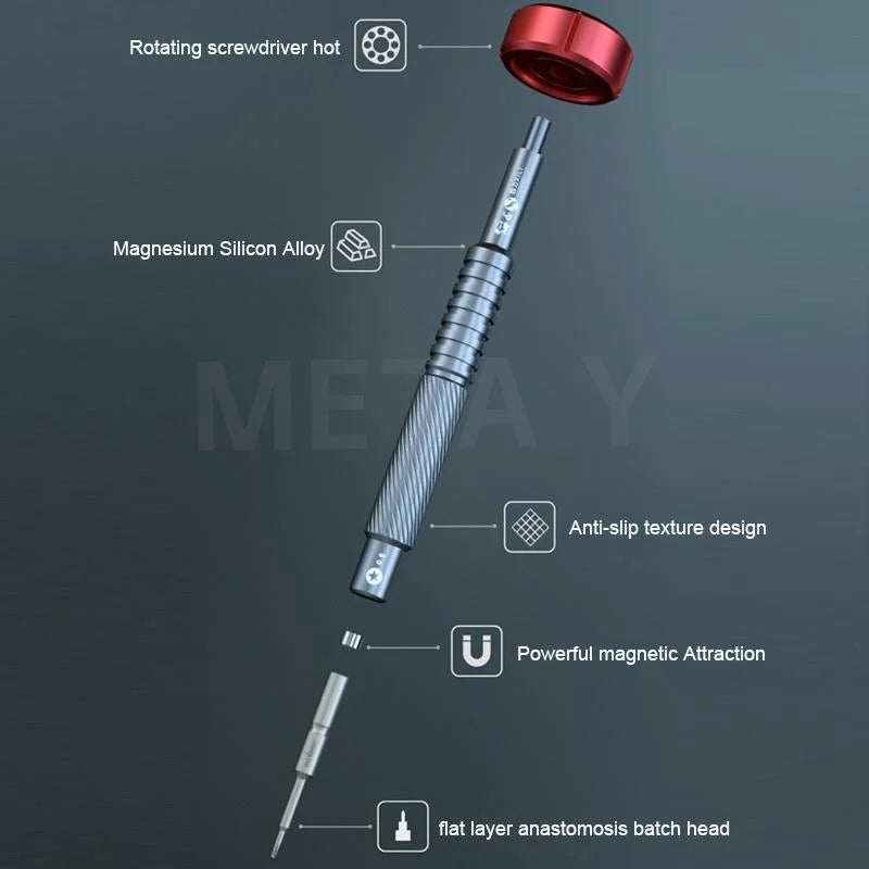 Alloy Magnetic Screwdriver For Phone Repair - Mechanic Meta Y Cross 1.5-1915197625871765505