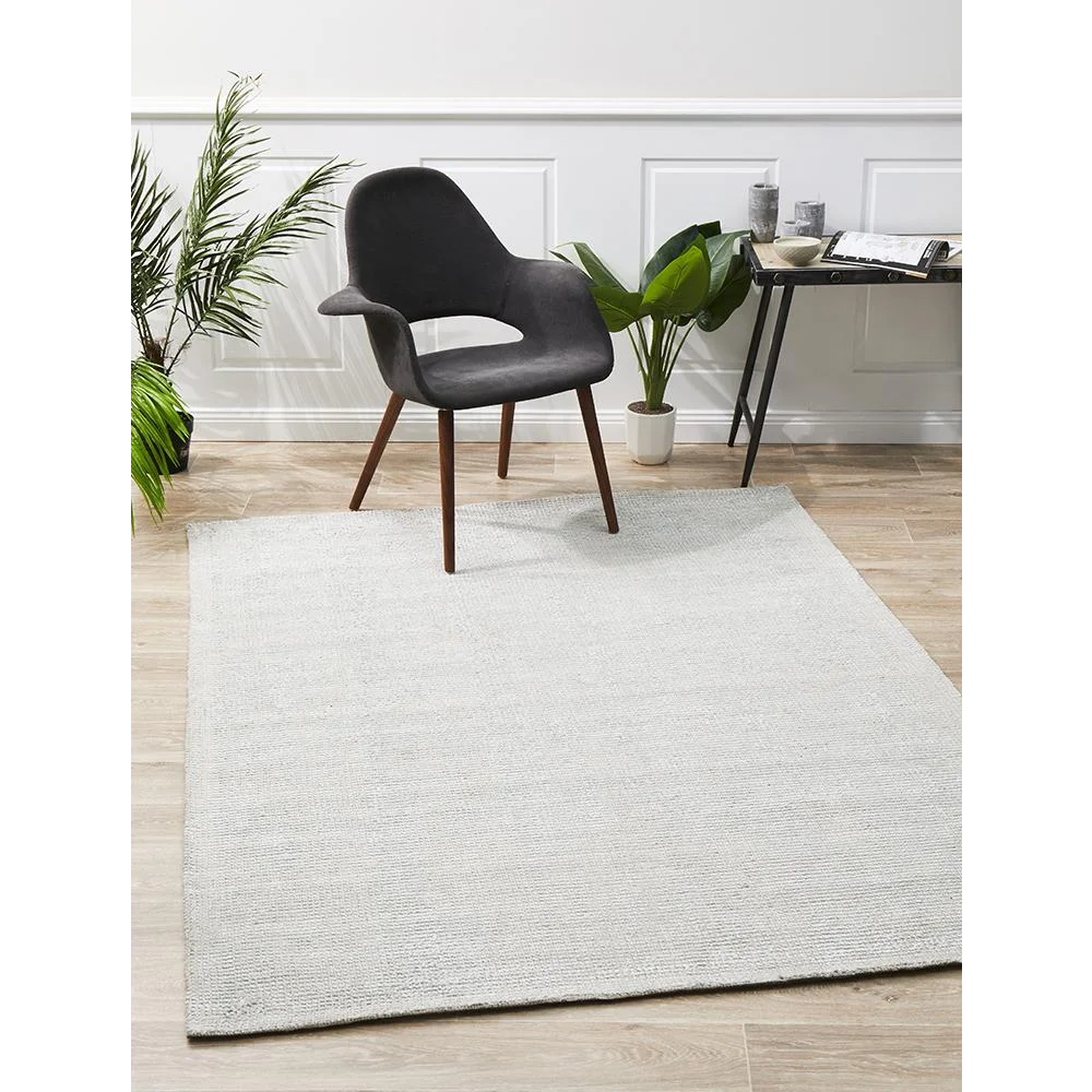 Allure Sky Cotton Rayon Rug by Rug Culture - 225X155CM