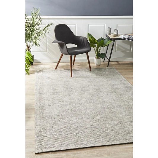 Allure Stone Cotton Rayon Rug by Rug Culture - 225X155CM
