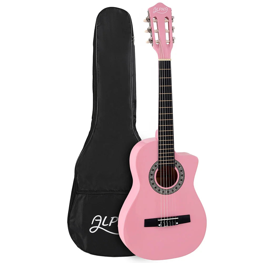 Alpha 34 Inch Classical Guitar Wooden Nylon String