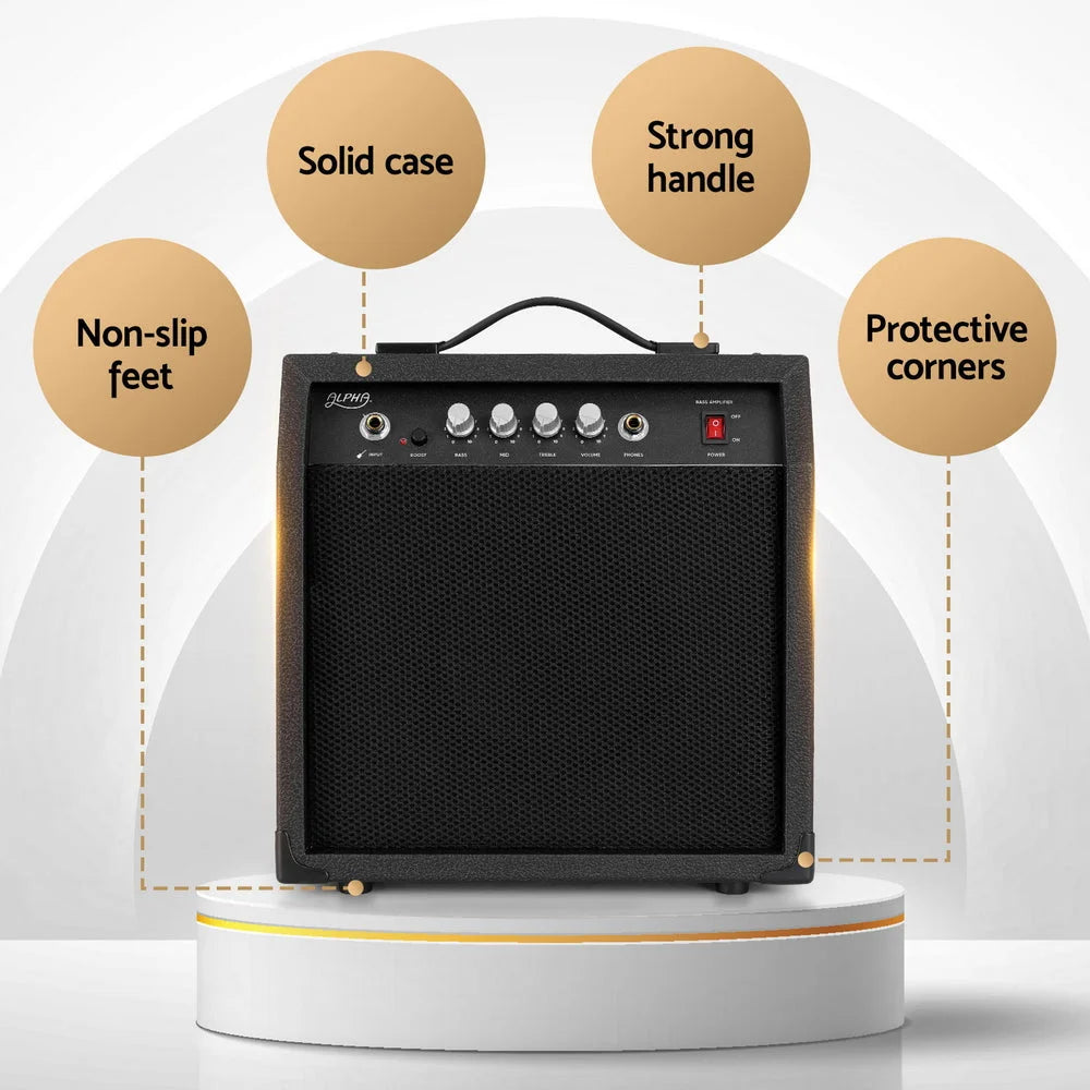 Alpha 40W Bass Guitar Amplifier Portable - Audio & Video >