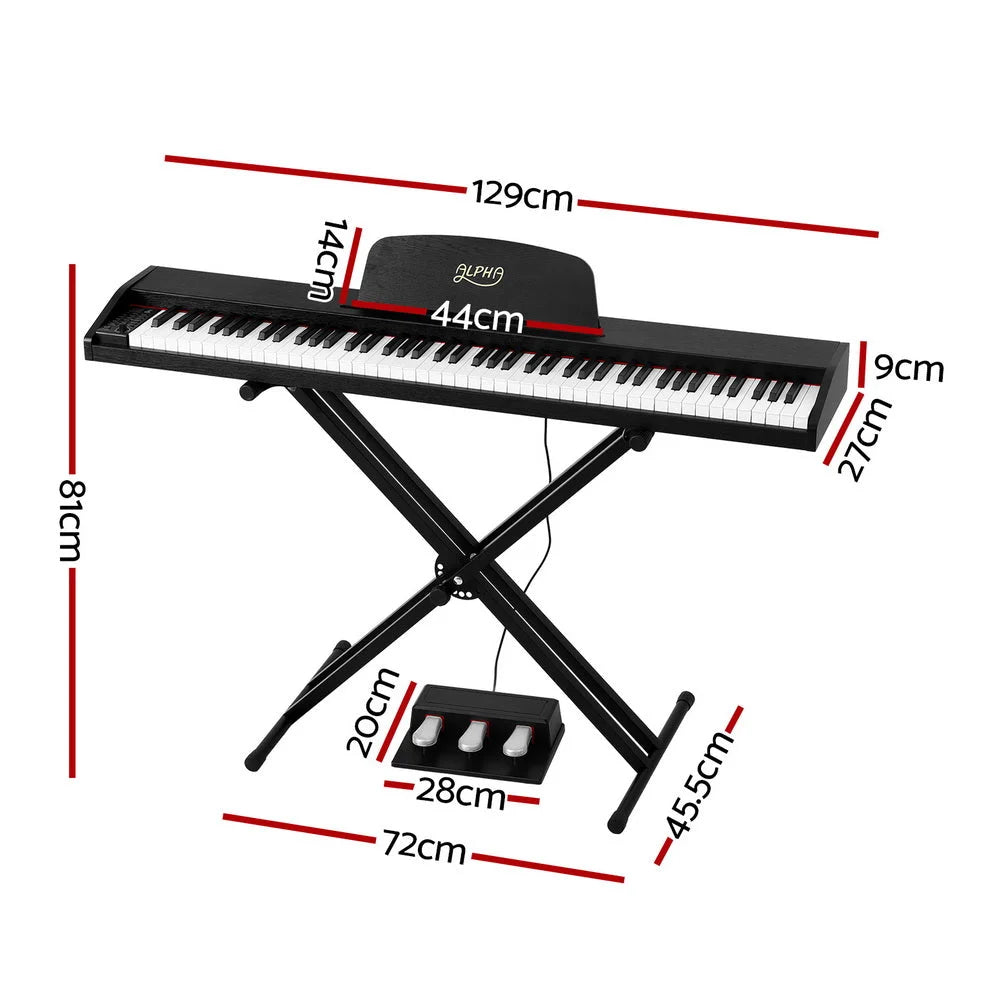 Alpha 88 Keys Digital Piano Keyboard