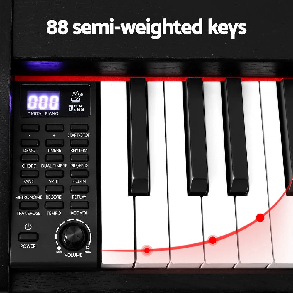 Keys Digital Piano Keyboard Electronic W Stand Alpha