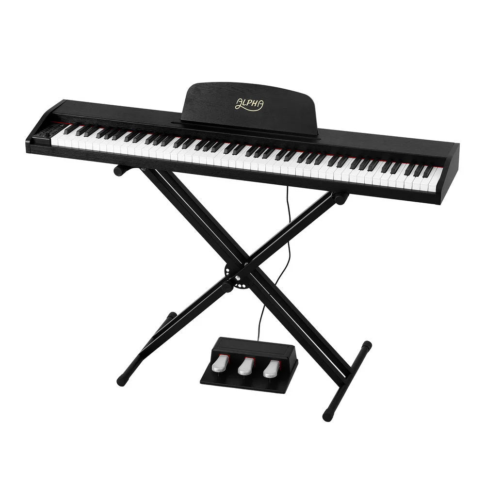 Keyboard Electronic W Stand Alpha Keys Digital Piano