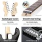 Alpha electric guitar with music string instrument