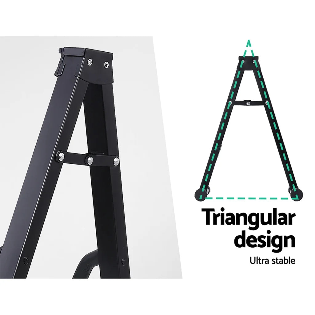 ALPHA Folding Acoustic Guitar Stand Bass Floor Rack Holder