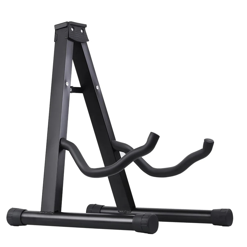 ALPHA Folding Acoustic Guitar Stand Bass Floor Rack Holder