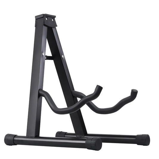 ALPHA Folding Acoustic Guitar Stand Bass Floor Rack Holder