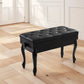 Alpha piano bench with handles, panels and accessory pieces