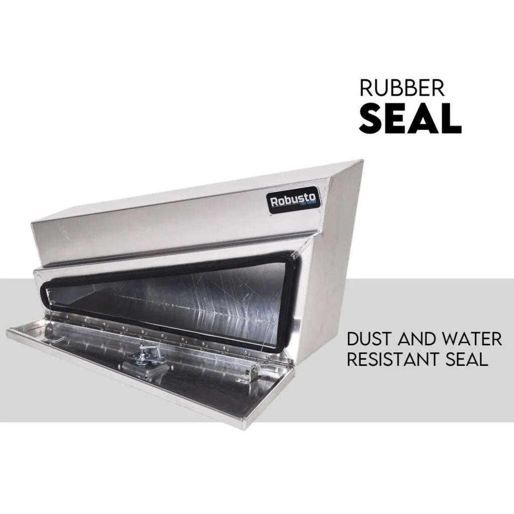 Aluminium Under Tray Tool Box Pair Set Underbody 900mm