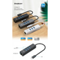 Aluminium USB-C Hub 3 Port with Gigabit Ethernet Adapter