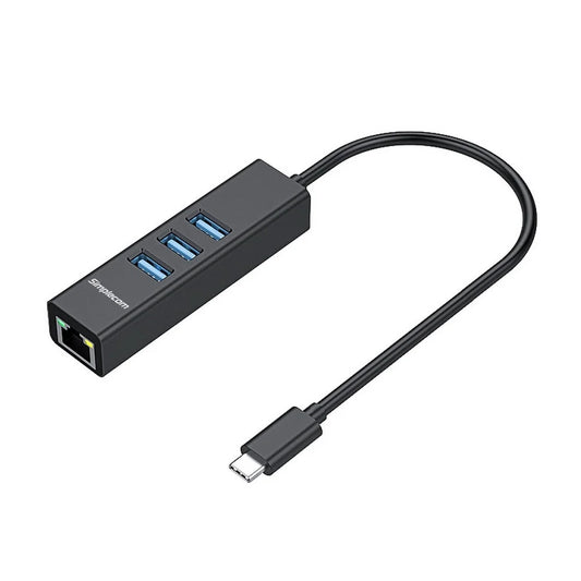 Aluminium USB-C Hub 3 Port with Gigabit Ethernet Adapter
